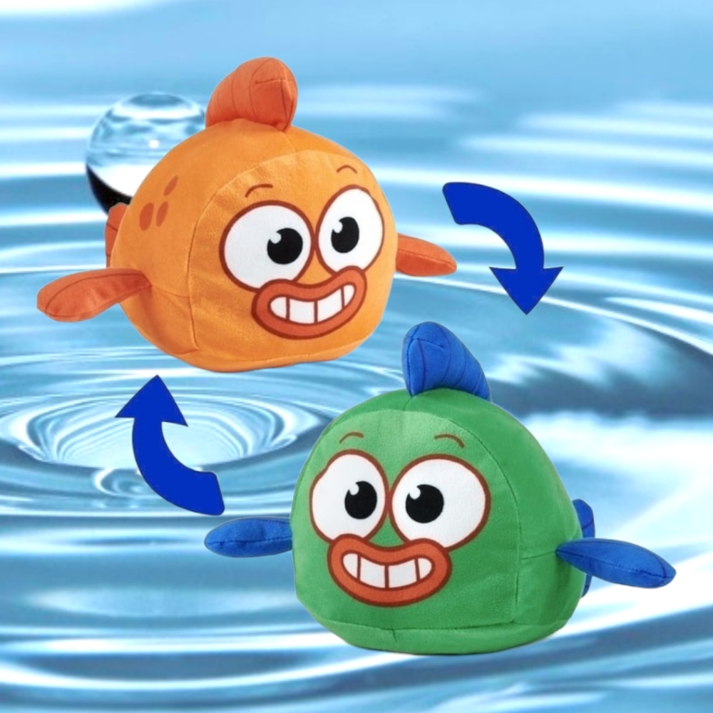Baby Shark's Big Show! 2-in-1 Reversible Plush William & Captain Kelp